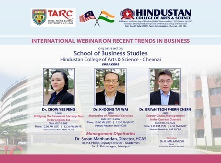 online International webinar on  Latest Trends in Business Studies